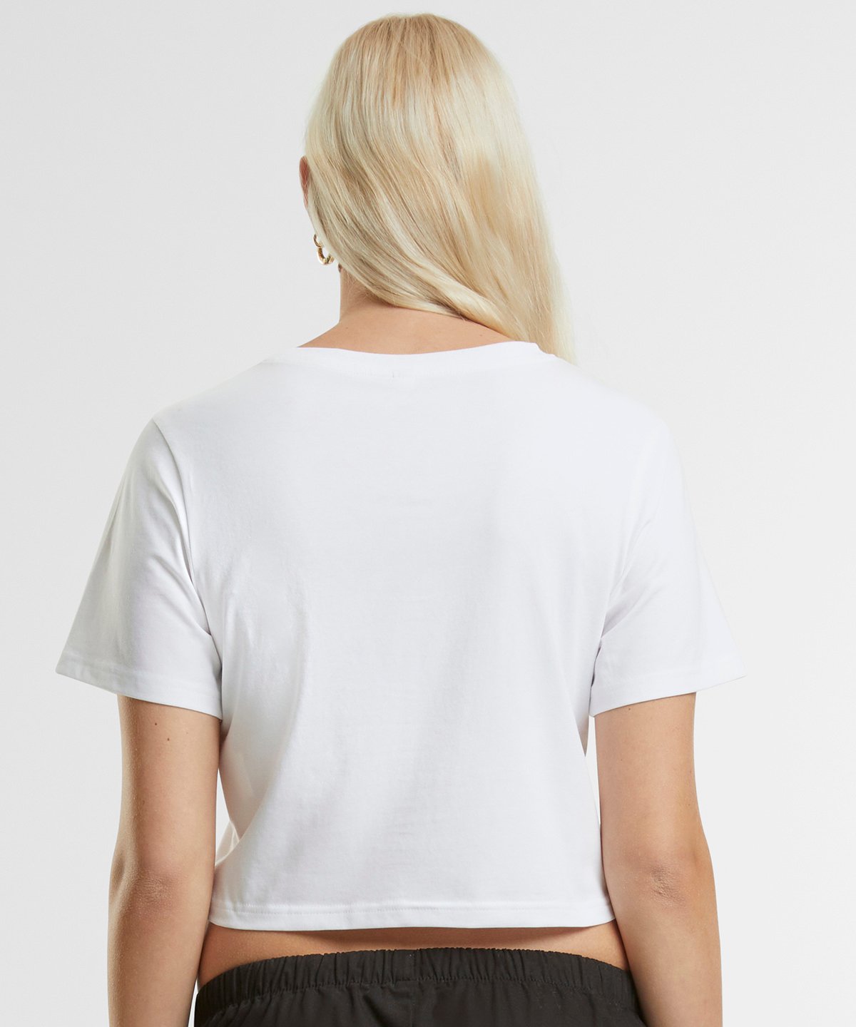 Organic Stretch Cropped T-shirt: Womens