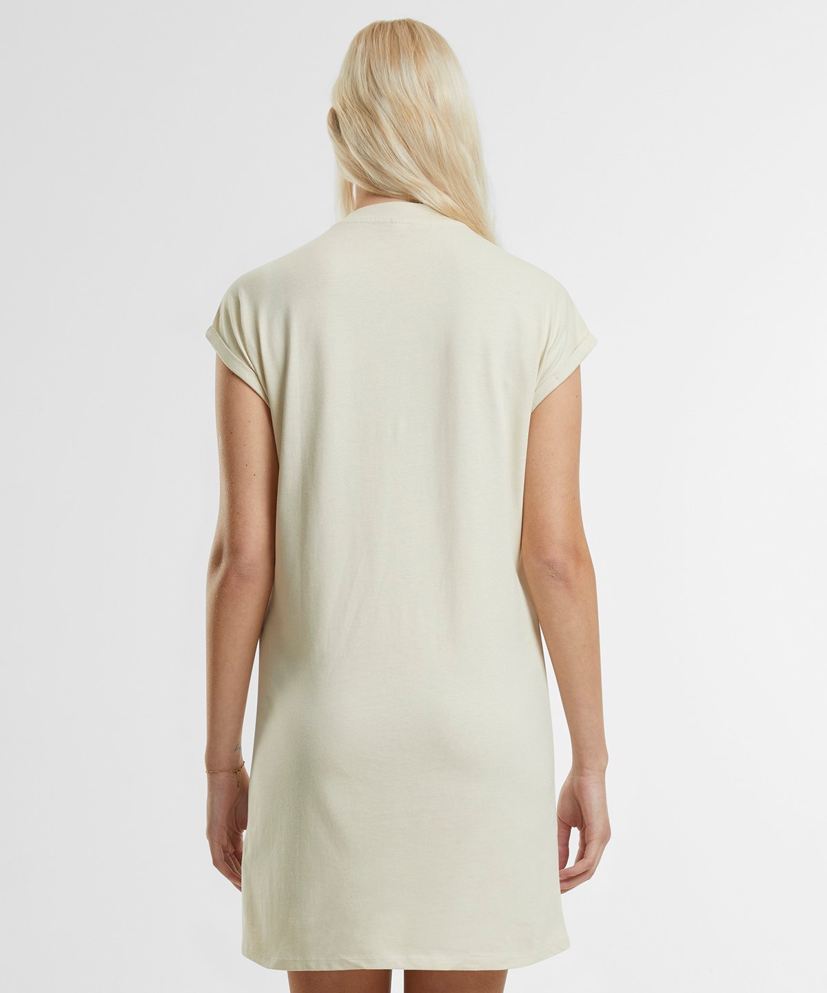 Organic Extended Shoulder T-shirt Dress: Womens