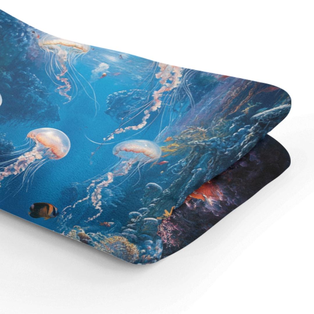 Enigmatic Ocean Symphony Blanket