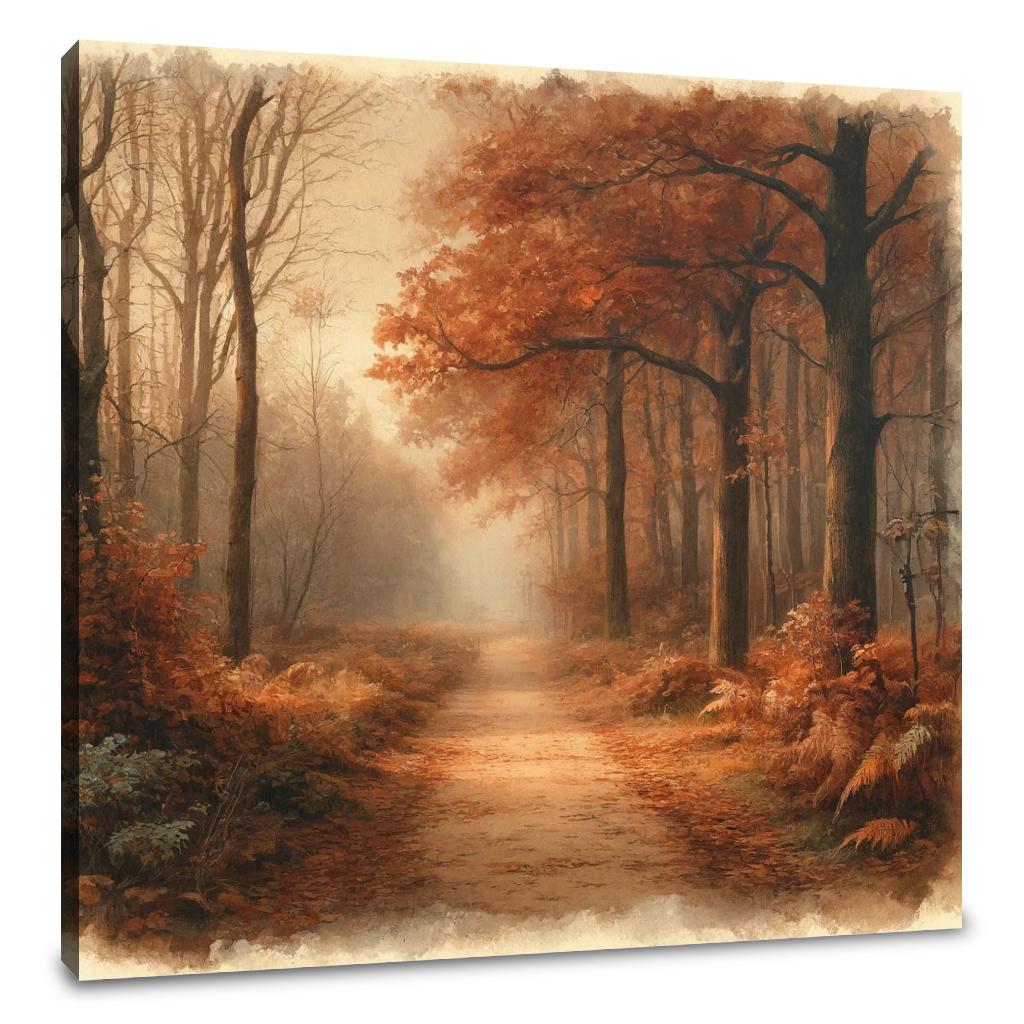 Autumn Pathway Canvas