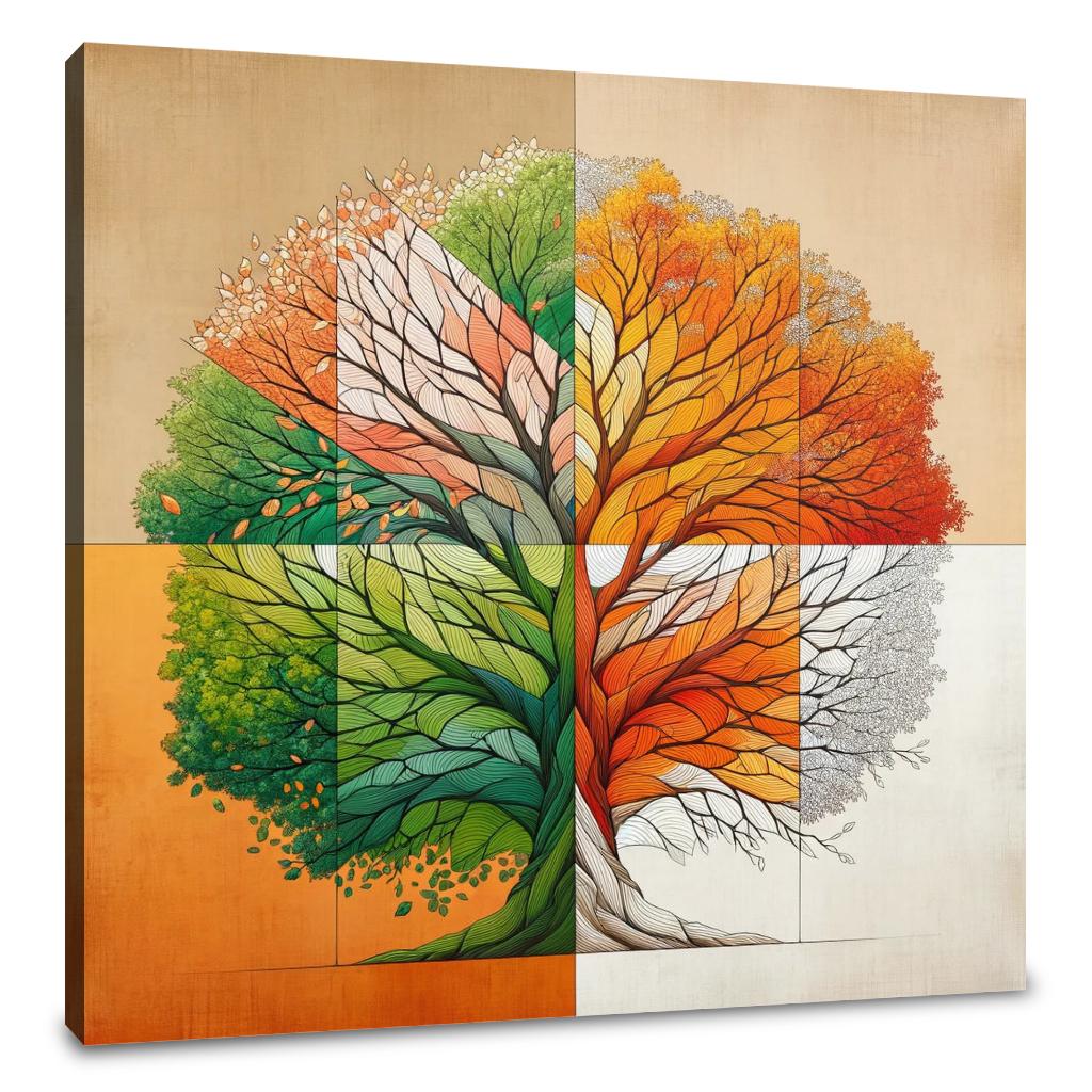 Seasonal Cycles Canvas