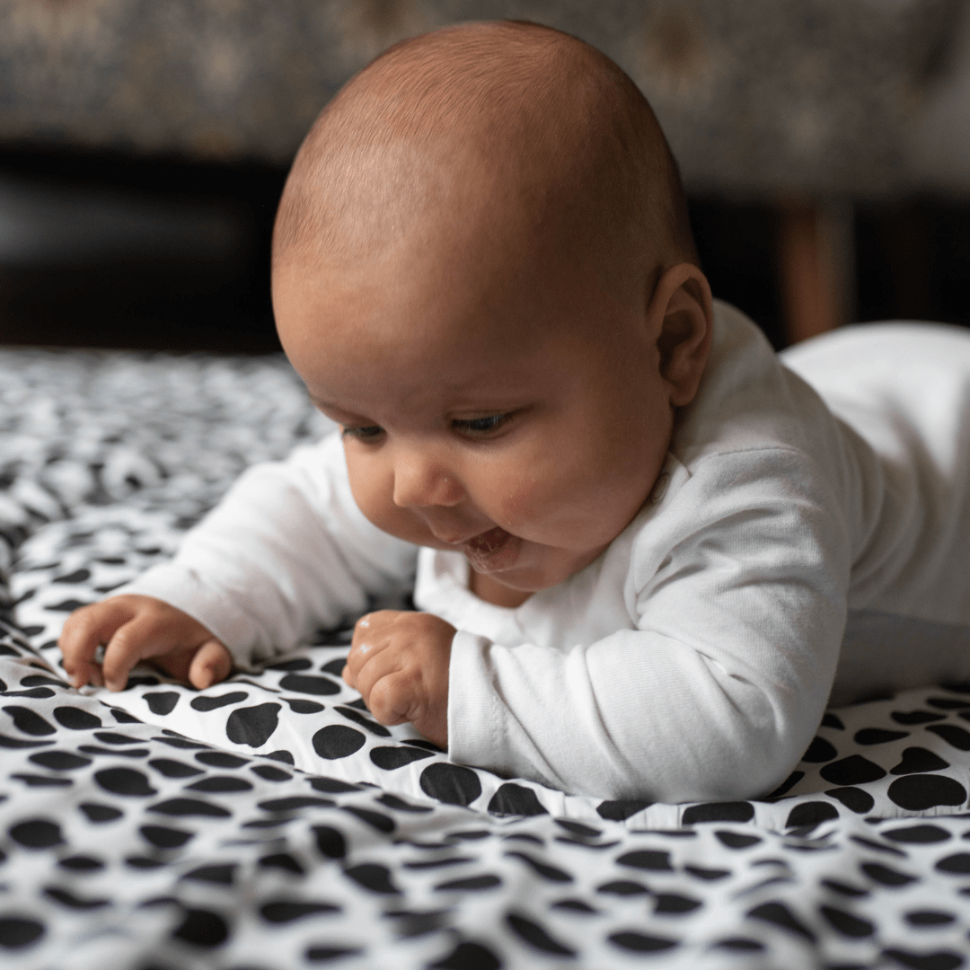 ANIMAL PRINT REVERSIBLE PLAYMAT - birth to 12 months