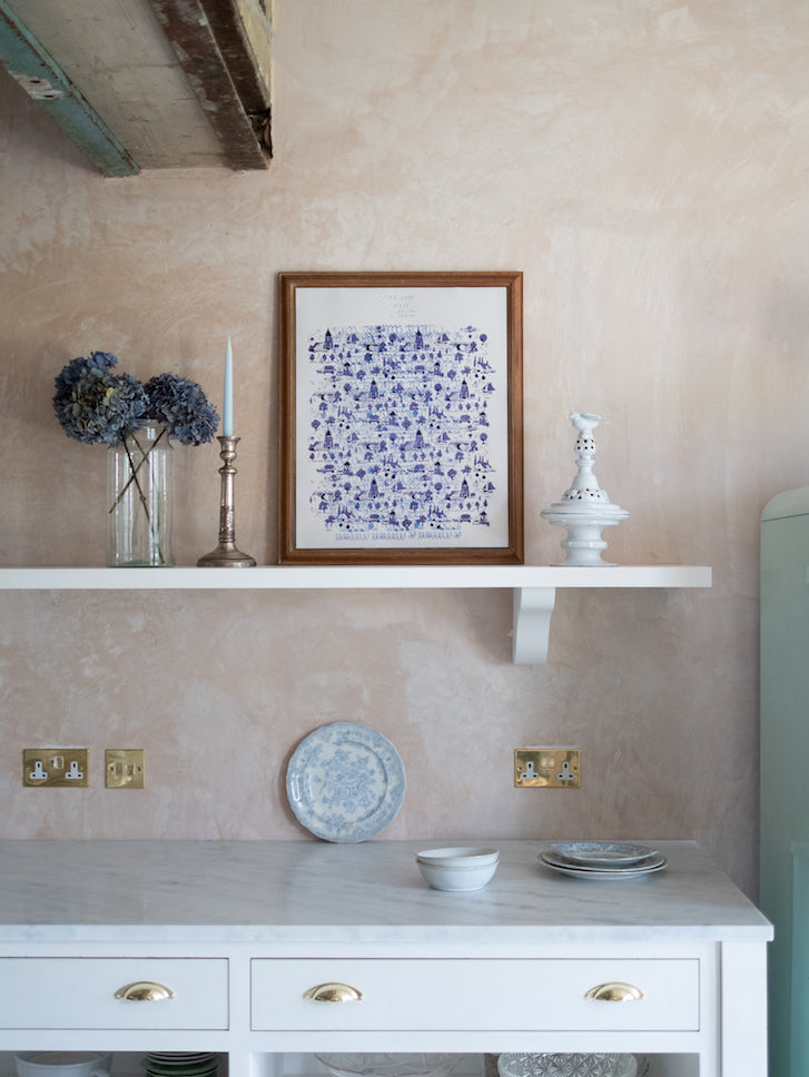 No.057 - Nordic Blues - Vintage Archive Poster Prints