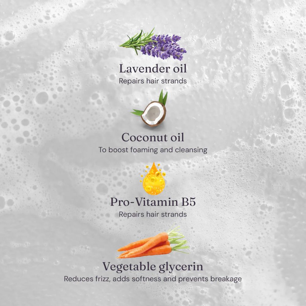 Nourish Shampoo 400ml | Lavender & Chamomile for Damaged Hair