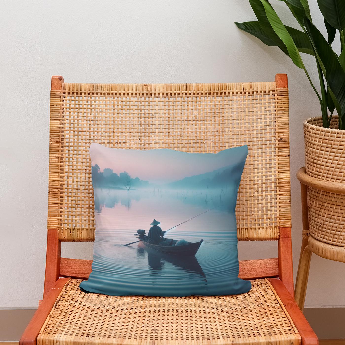 Dawn Angler Cotton Cushion