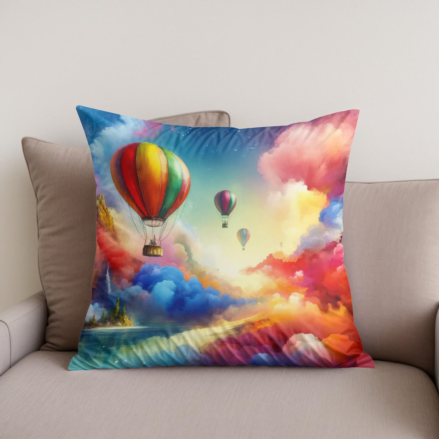 Whimsical Heights Cotton Cushion