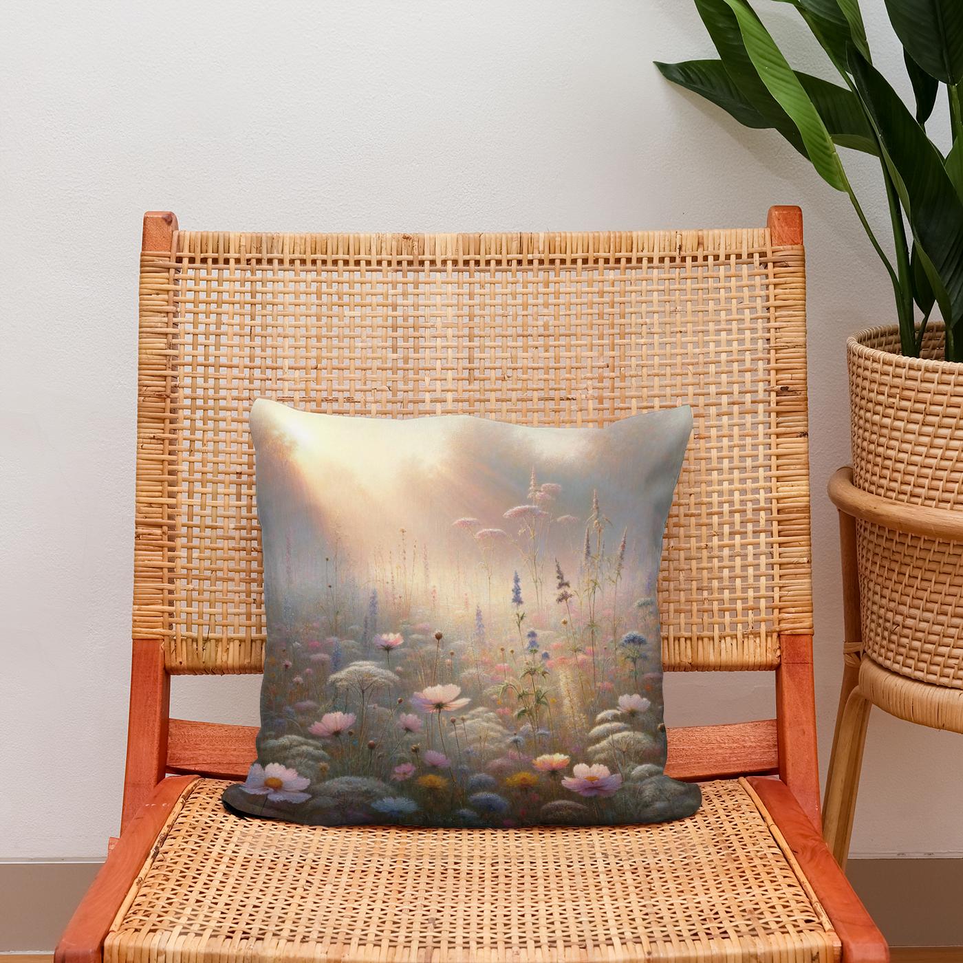 Dawn's Tranquility Cotton Cushion