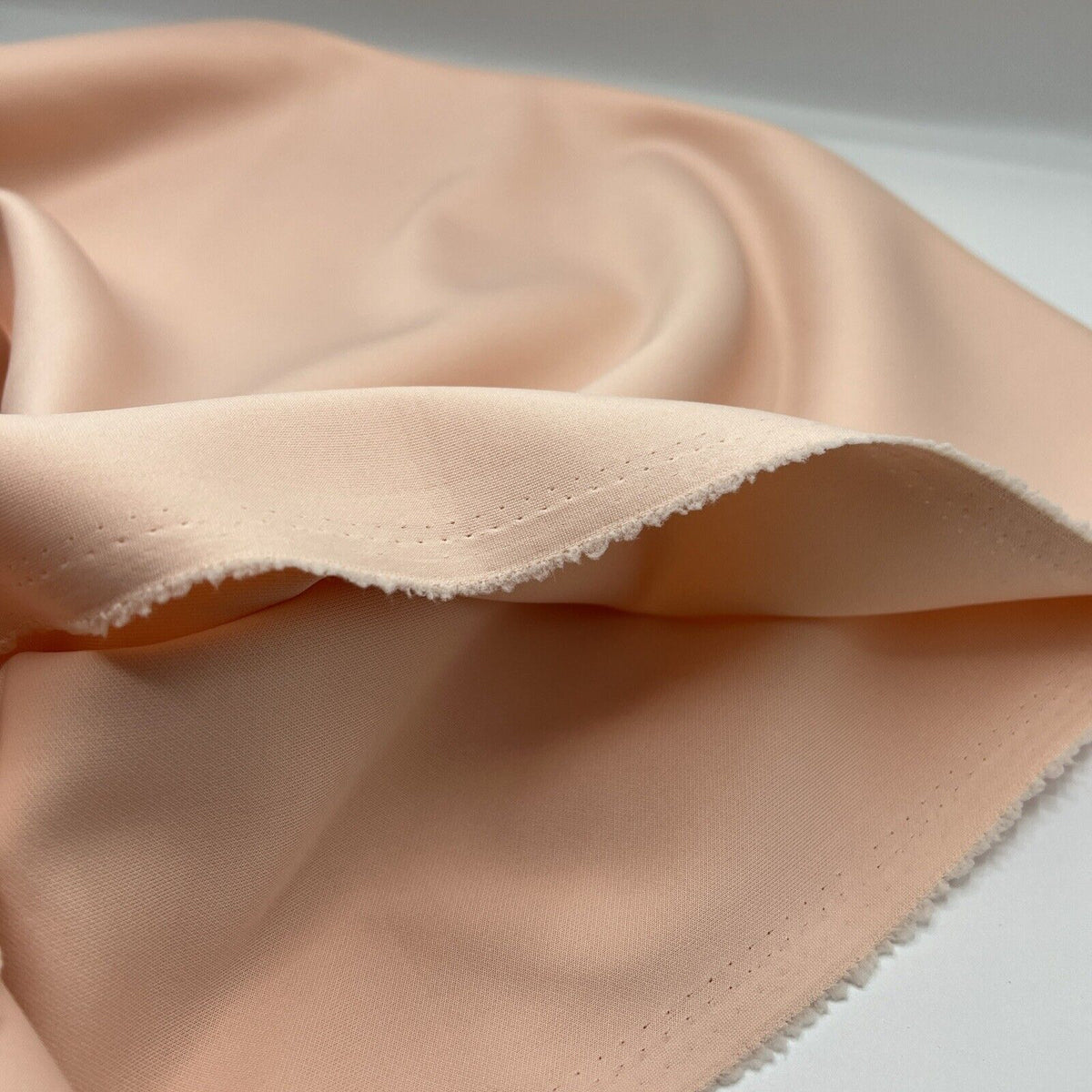 Nude Plain Scuba 4 Way Stretch Smooth Jersey Fabric