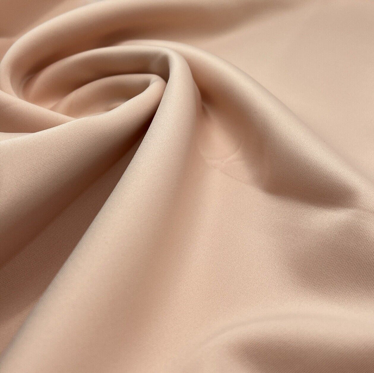 Nude Plain Scuba 4 Way Stretch Smooth Jersey Fabric