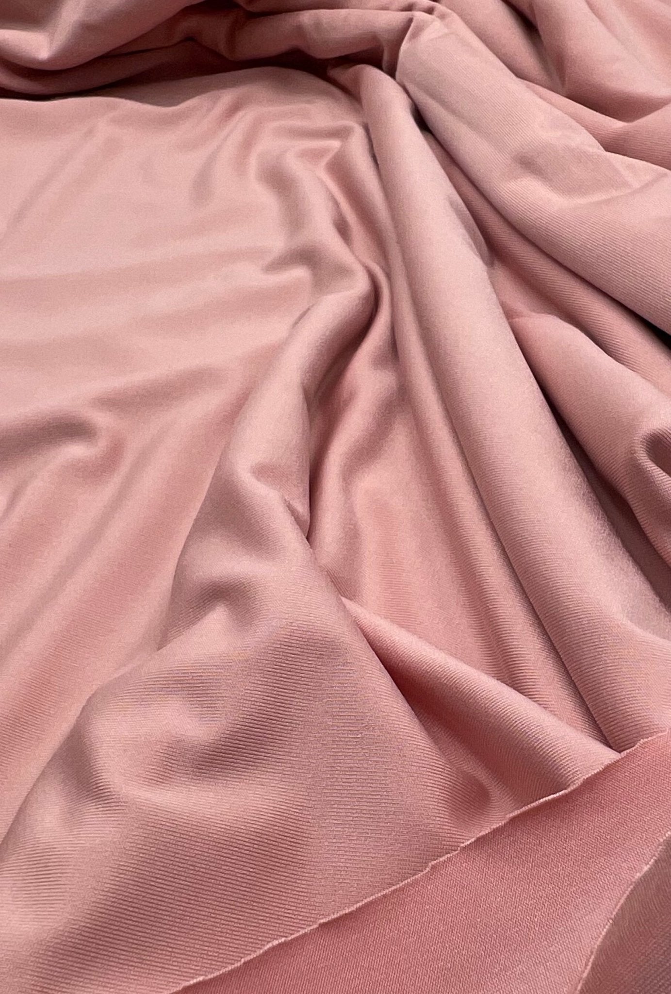 Nude Plain Shiny Soft Touch Slinky 4 Way Stretch Fabric
