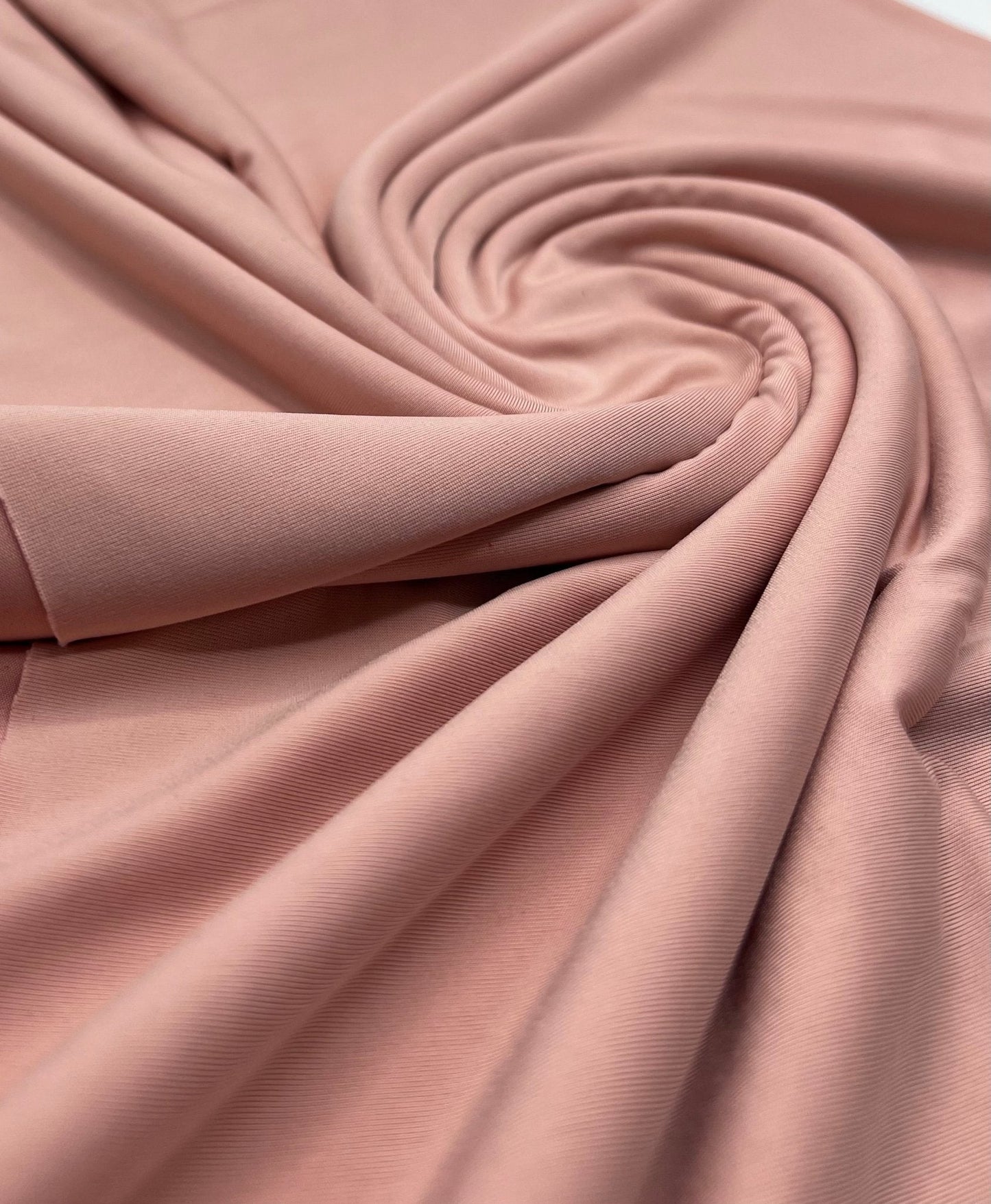 Nude Plain Shiny Soft Touch Slinky 4 Way Stretch Fabric