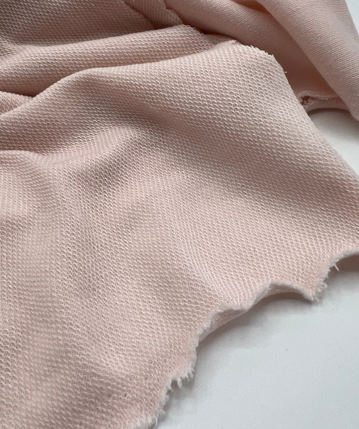 Nude Lightweight Stretch French Terry Loopback Fabric