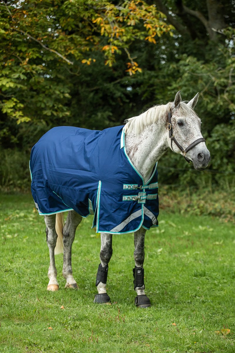 50g Detachable Neck Turnout Rug - Navy