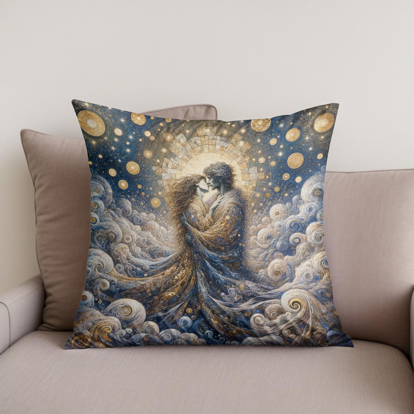 Starry Embrace Cotton Cushion
