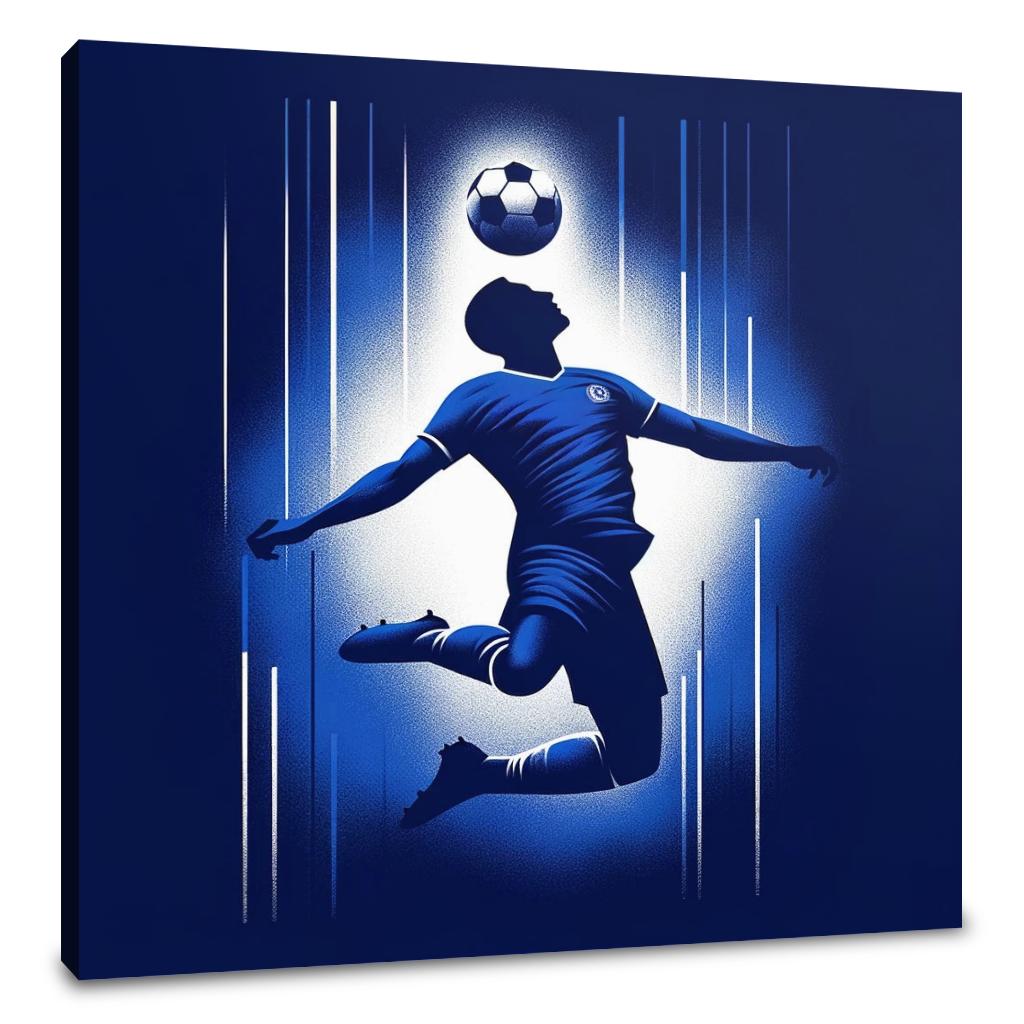 London Blue Header Canvas