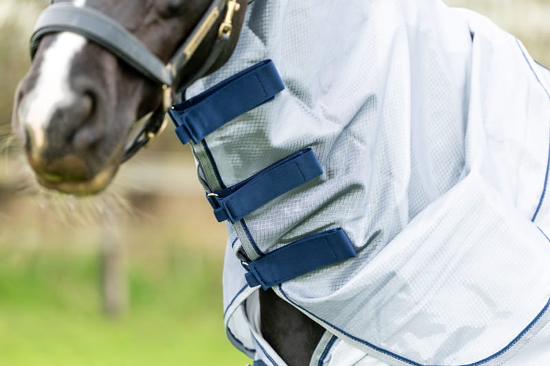 Nylon Fly Cool Rug - Grey/Navy