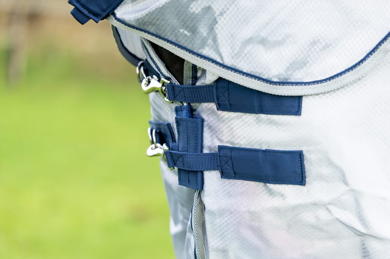 Nylon Fly Cool Rug - Grey/Navy