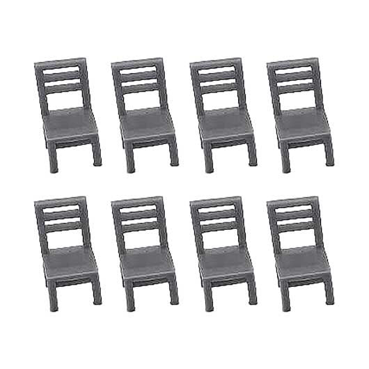 O Scale Ready to Paint Wooden Chair (8 pack)