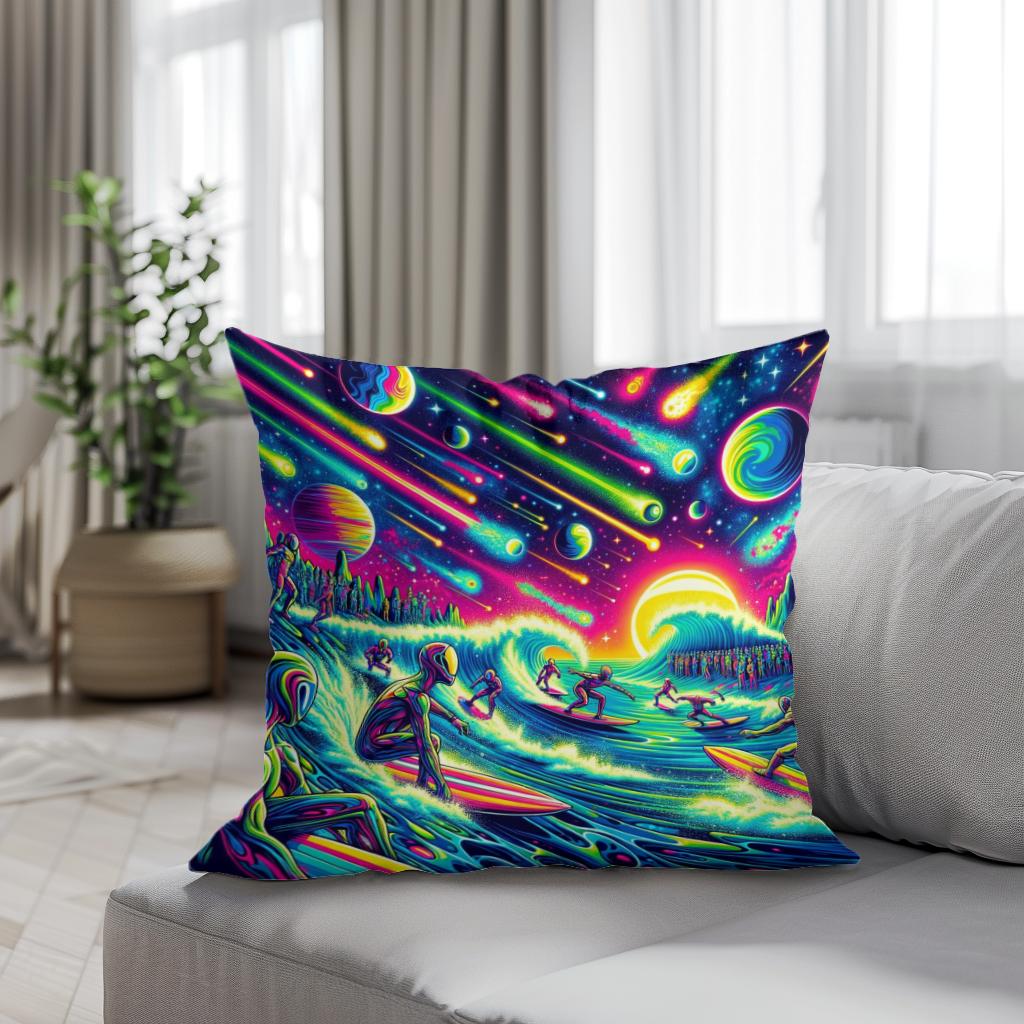 Stellar Swell Cotton Cushion