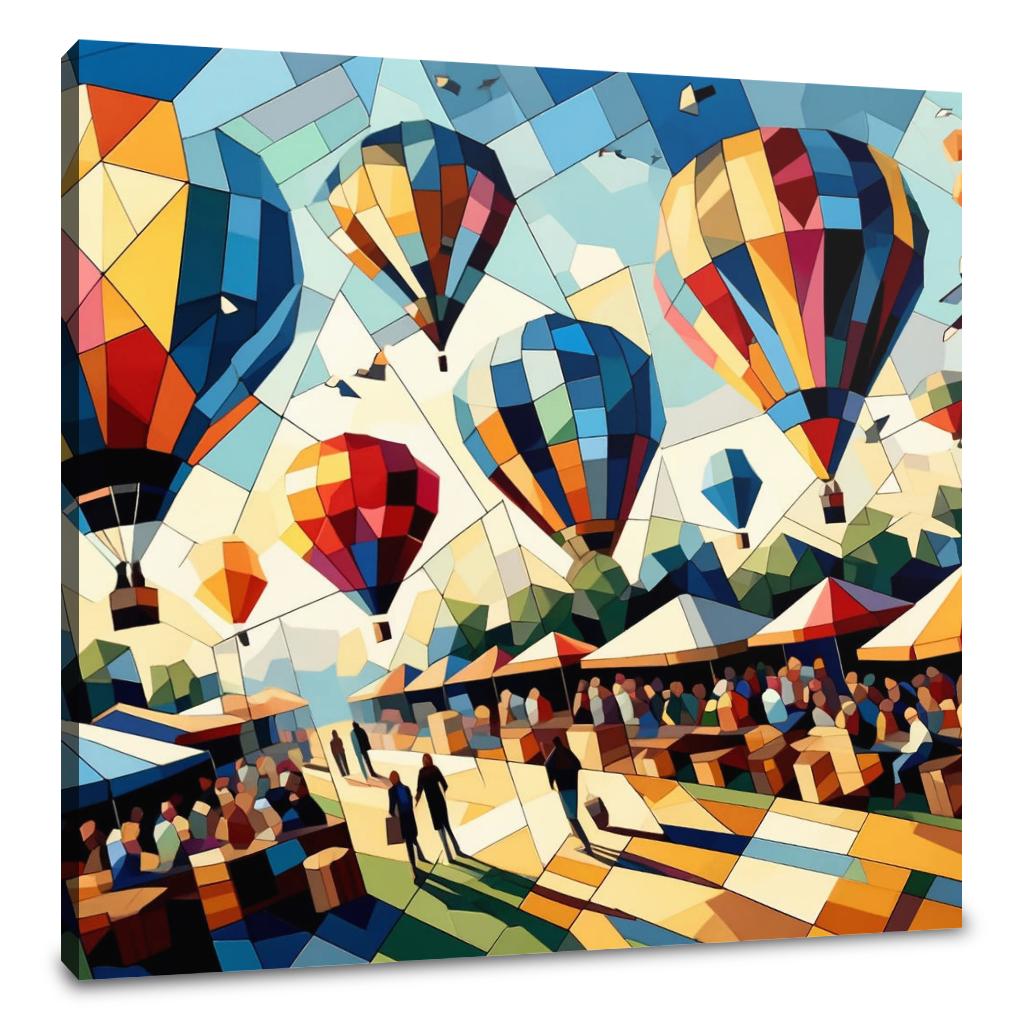 Festival of Shapes Canvas