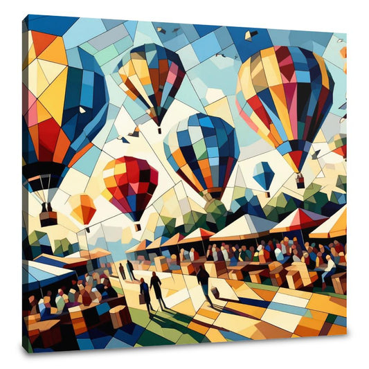 Festival of Shapes Canvas