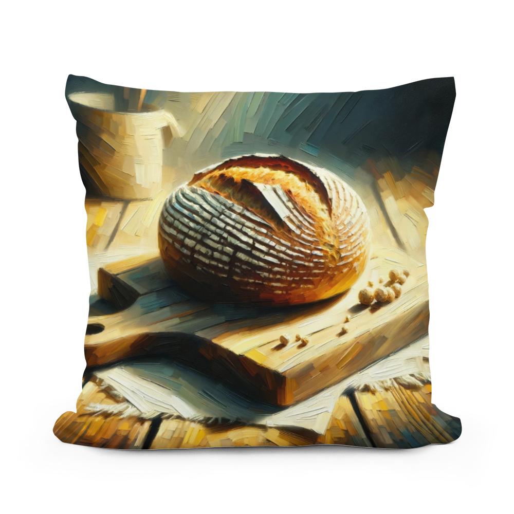 Golden Crust Cotton Cushion