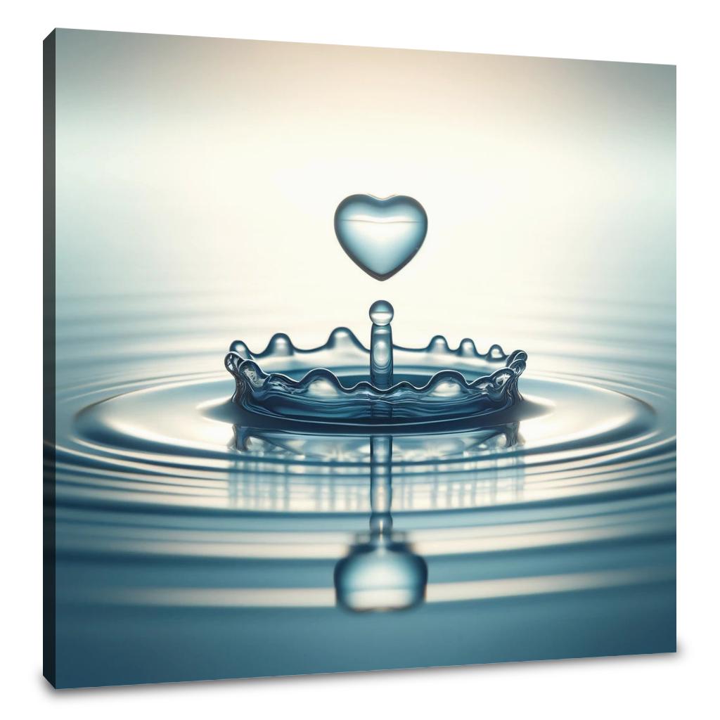 Love's Gentle Ripple Canvas