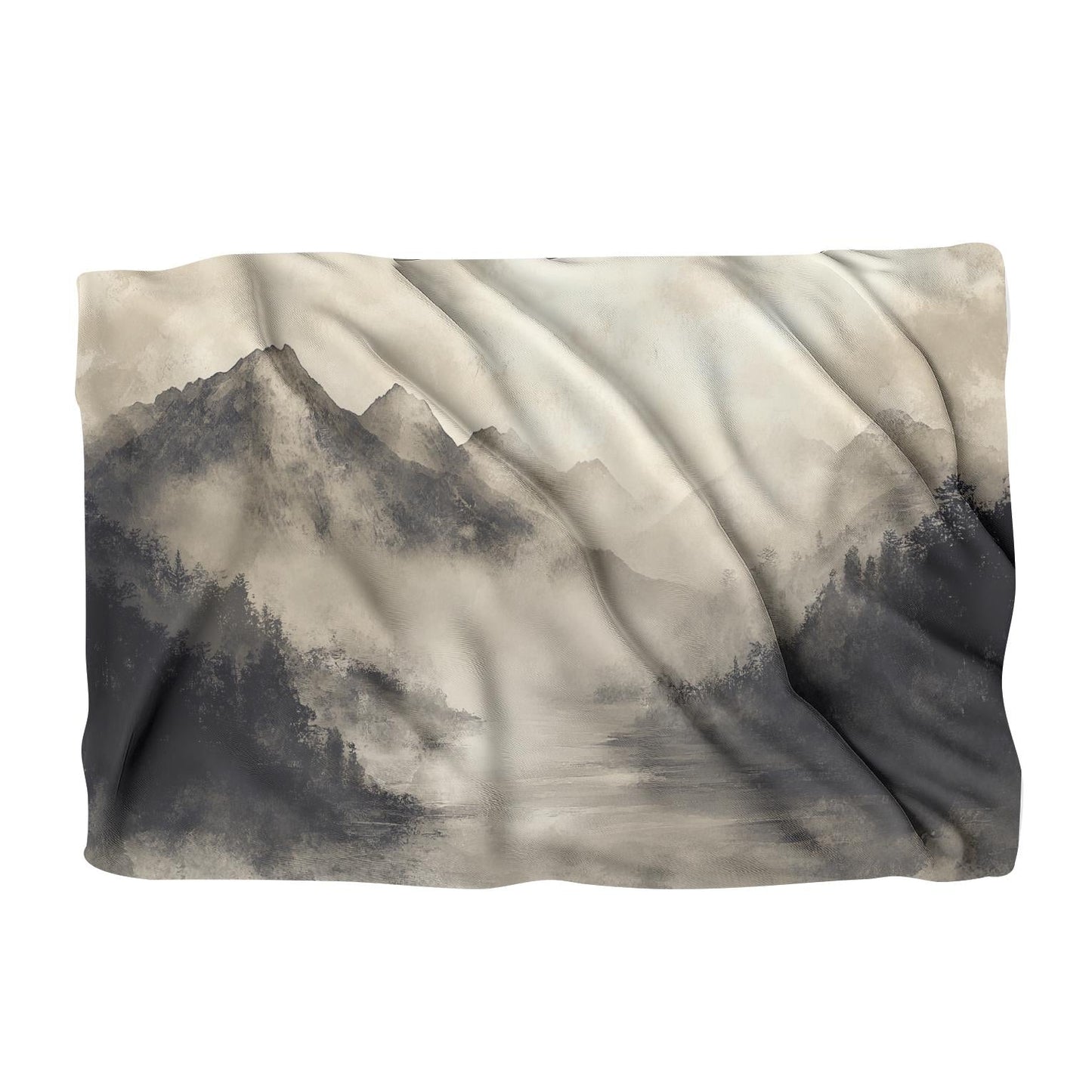 Misty Mountain Peaks Blanket