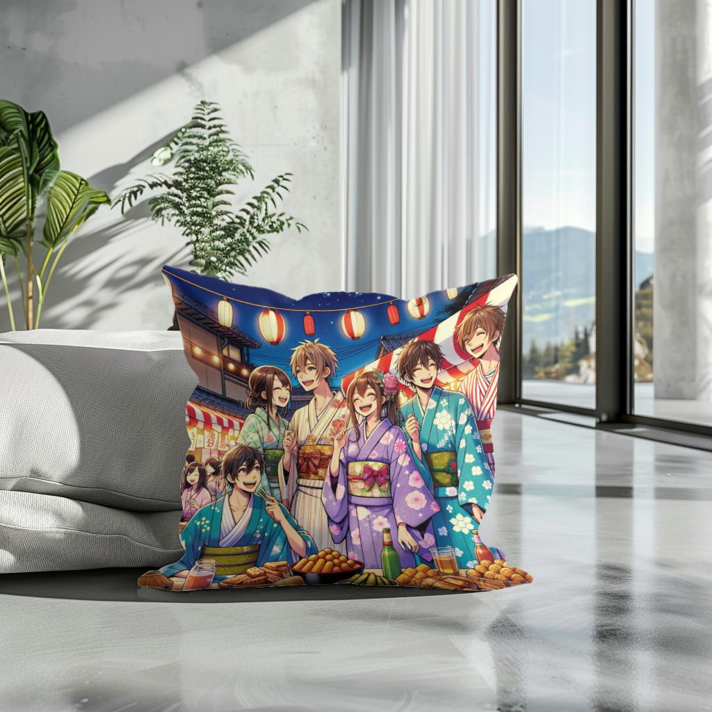 Summer Festival Magic Cotton Cushion