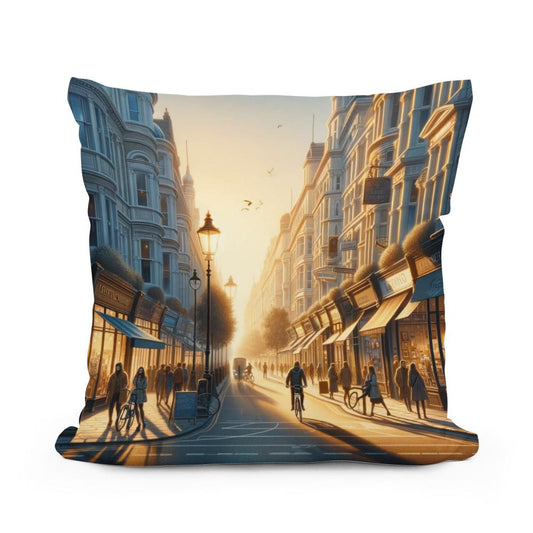 Bristol's Park Street Morning Glow Cotton Cushion