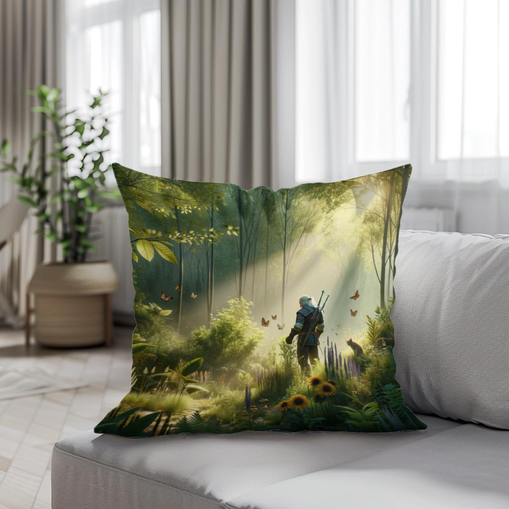 Whispering Forest Cotton Cushion