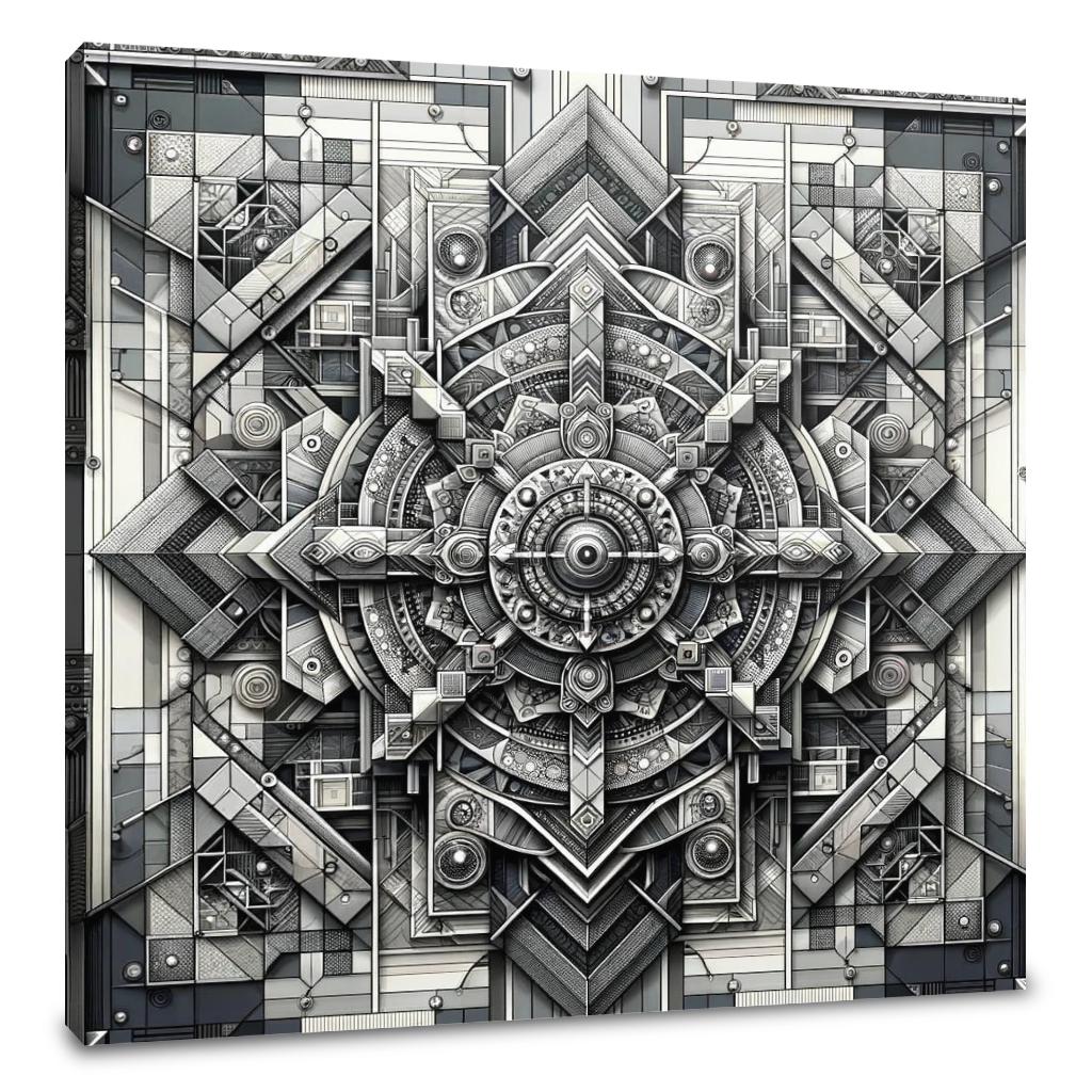 Silvershade Mirror Mosaic Canvas