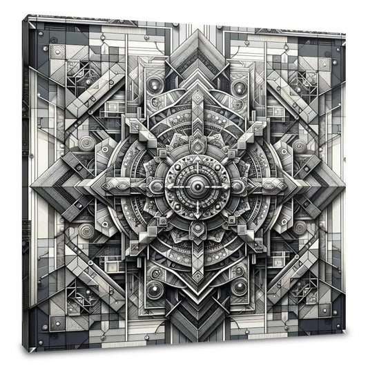 Silvershade Mirror Mosaic Canvas