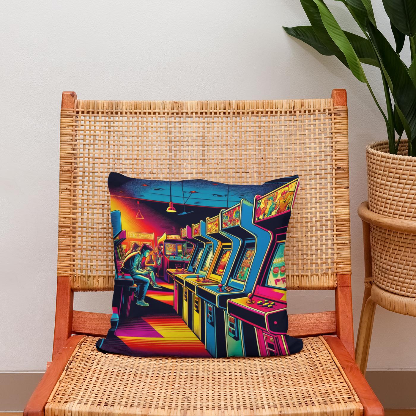 Arcade Retro Pop Cotton Cushion