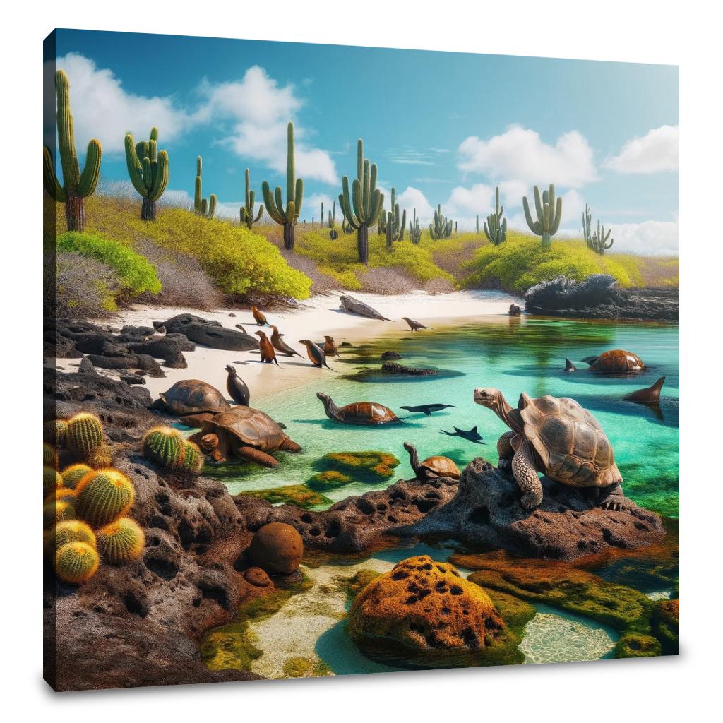 Galapagos Shoreline Canvas