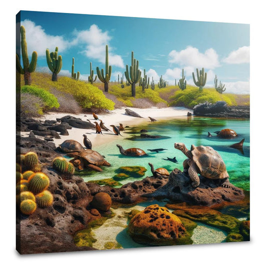 Galapagos Shoreline Canvas