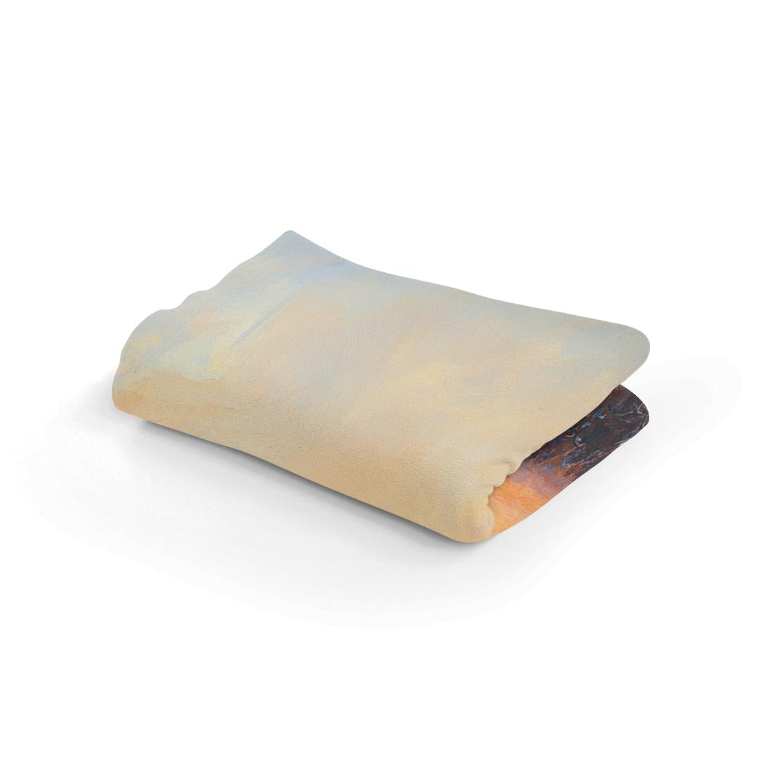 Sunset Biker Journey Blanket