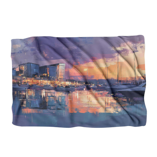 Southampton Marina Twilight Blanket