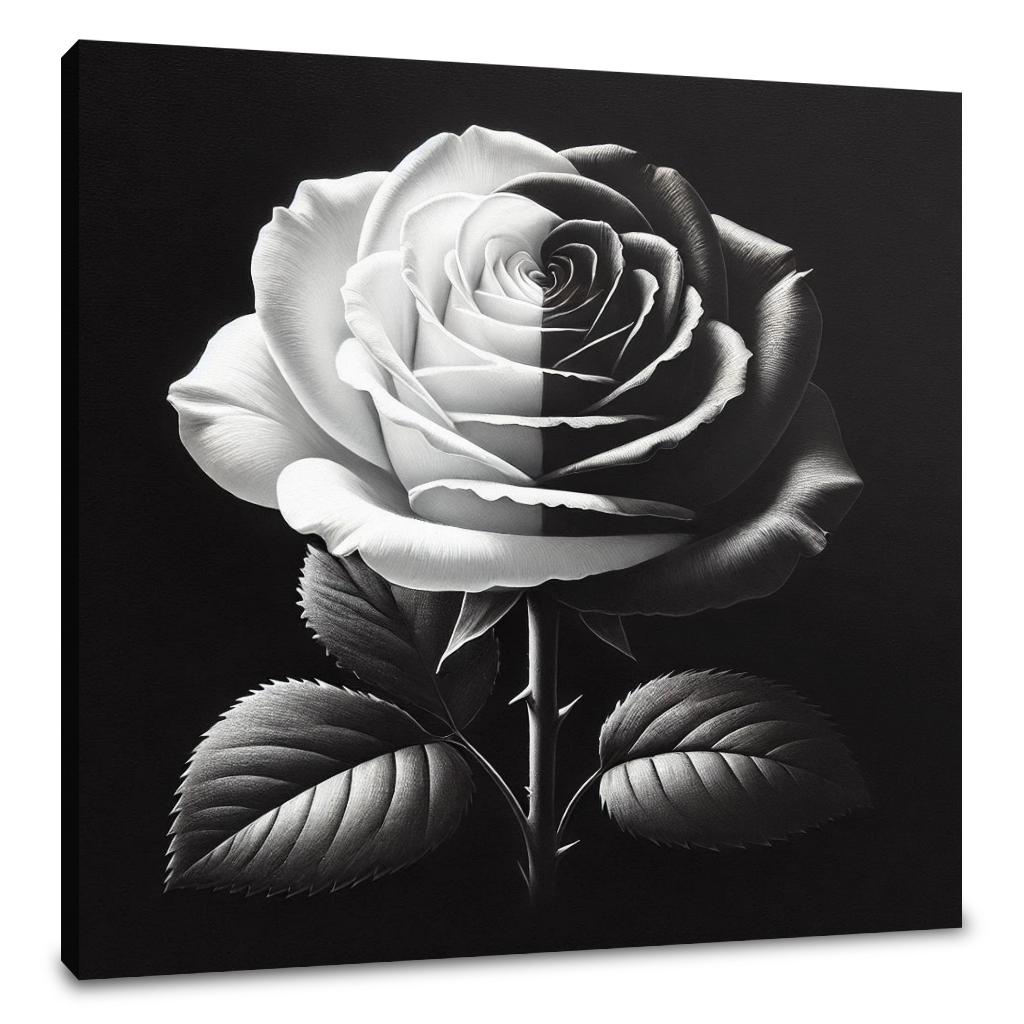 Duality Rose Canvas
