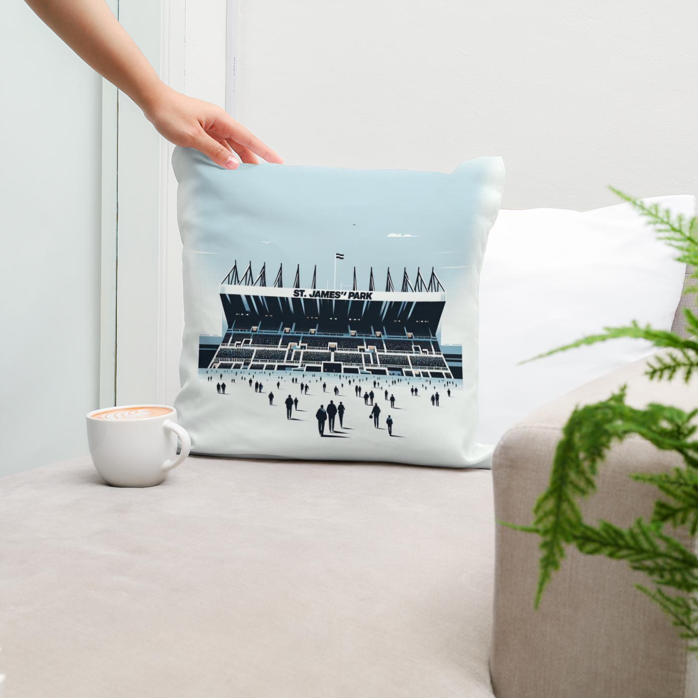 Newcastle St. James’ Park Anticipation Cotton Cushion