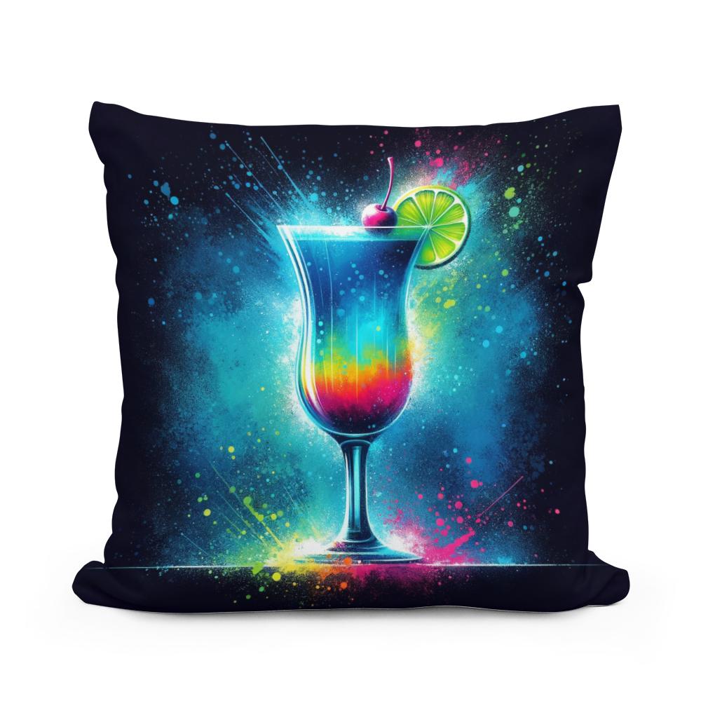Midnight Cocktail Cotton Cushion