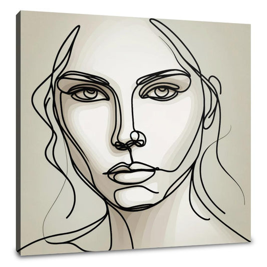Graceful Contours Canvas