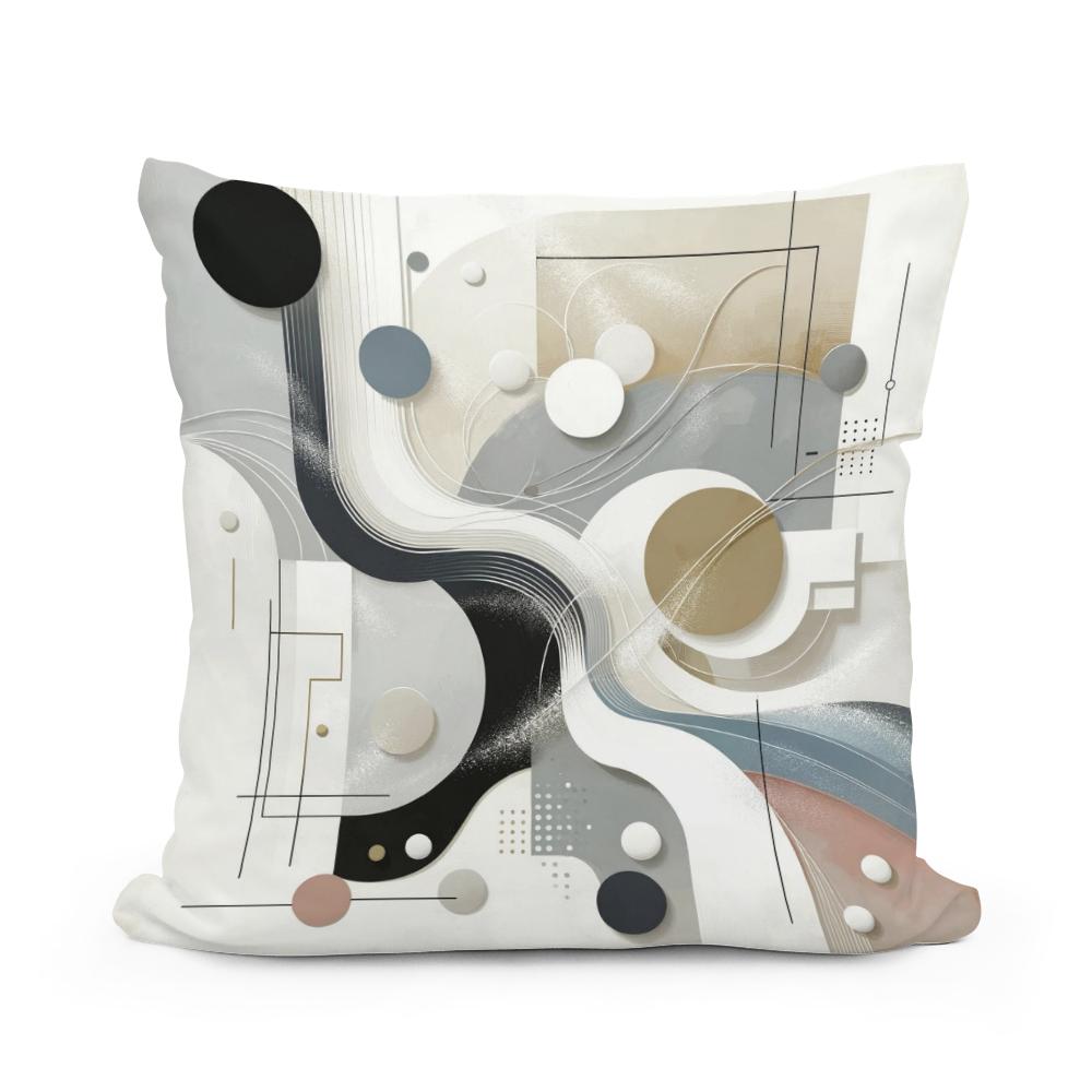 Silent Serenity Cotton Cushion
