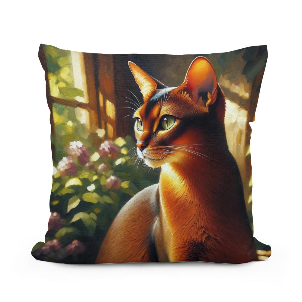 Abyssinian Tranquility Cotton Cushion