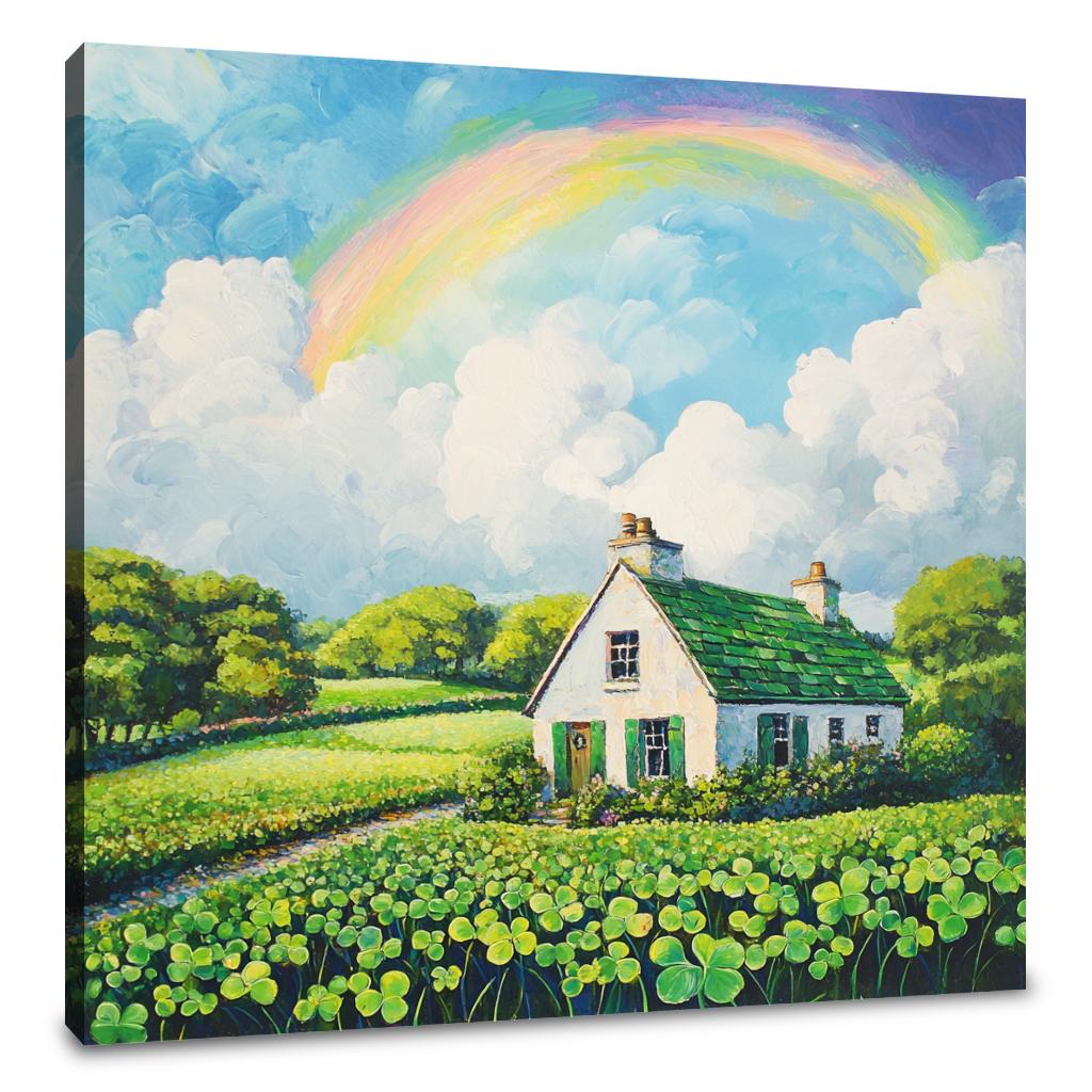 Irish Cottage Canvas