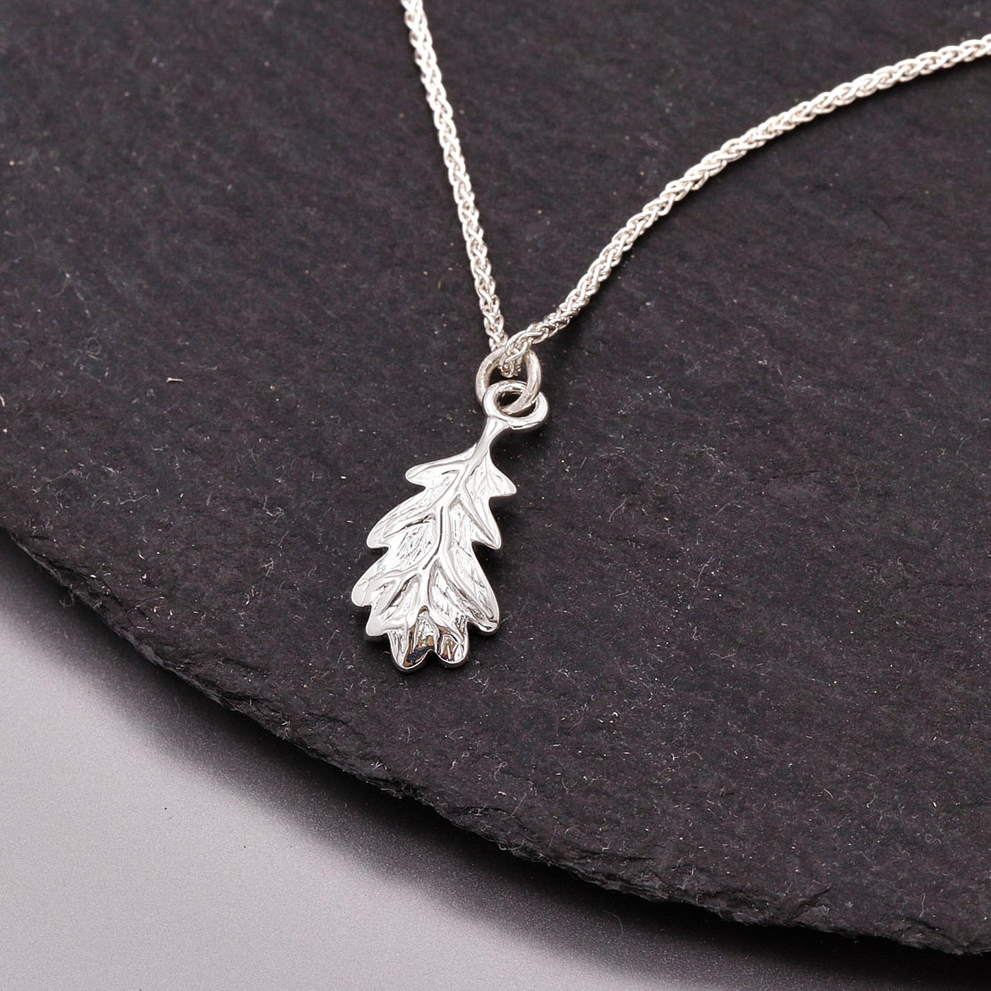 Oak Leaf Silver Charm