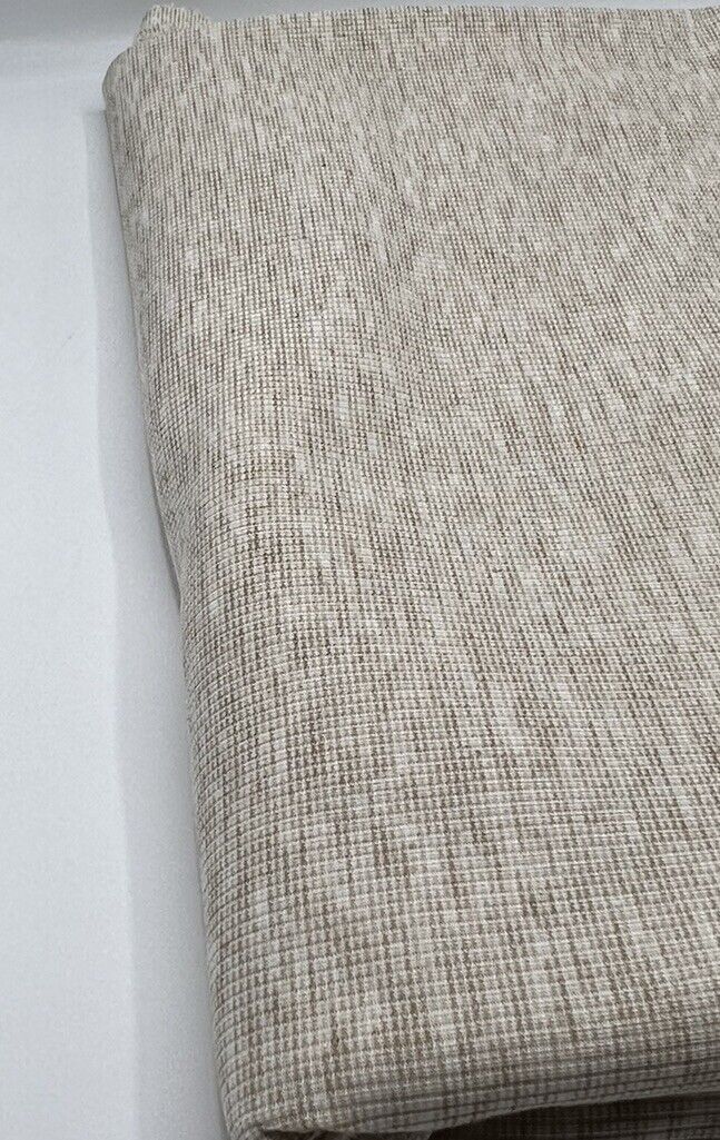 Oatmeal Fine Rib Stretch Fabric