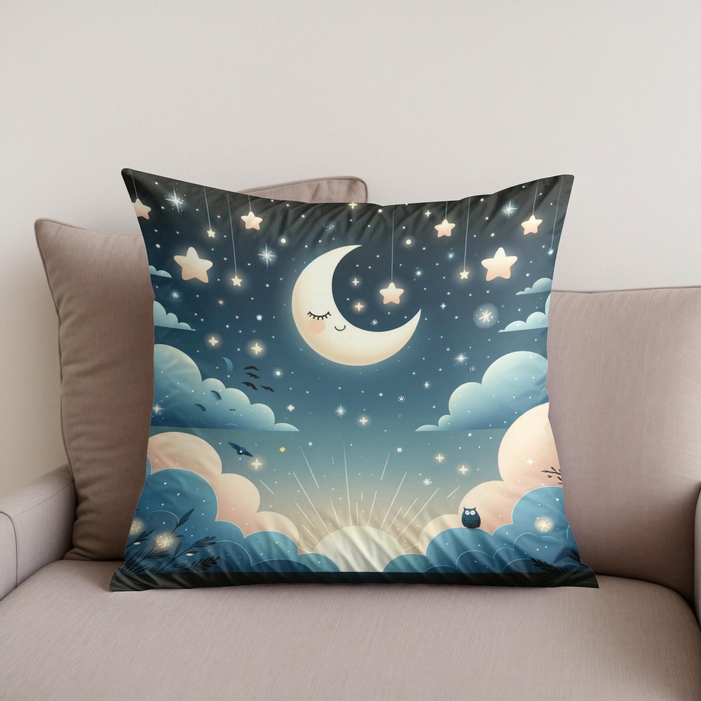 Starry Slumber Cotton Cushion