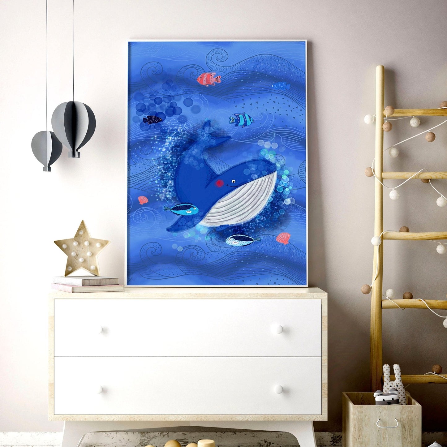 Ocean artwork | set of 2 wall art  for Nursery