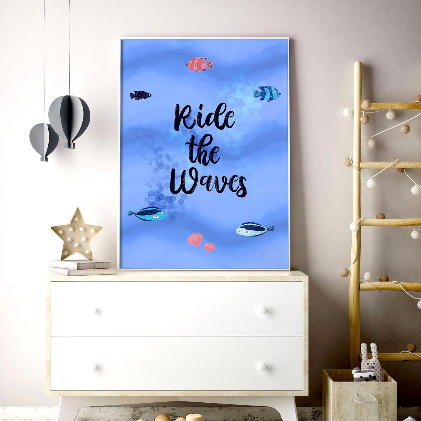 Ocean artwork | set of 2 wall art  for Nursery